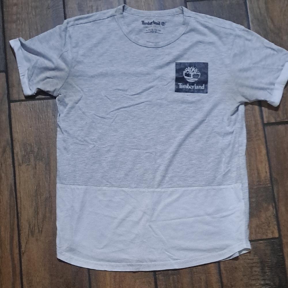 Timberland Light Gray Short Sleeve Tee